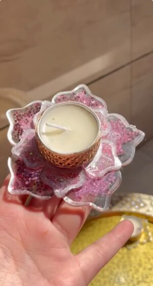 Resin Pooja Diya's